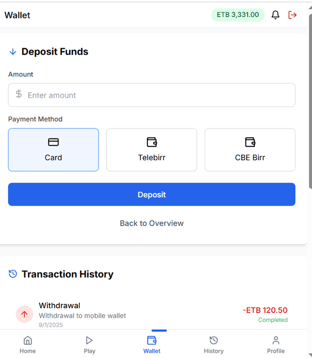 Deposit