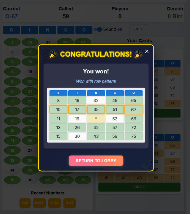 Winning